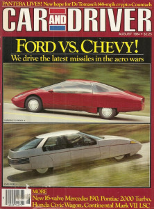 CAR & DRIVER 1984 AUG - PANTERA GT5, A310GT, DONOHUE